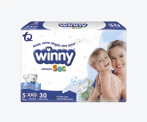Pañal Winny Sec etp 5 x30und